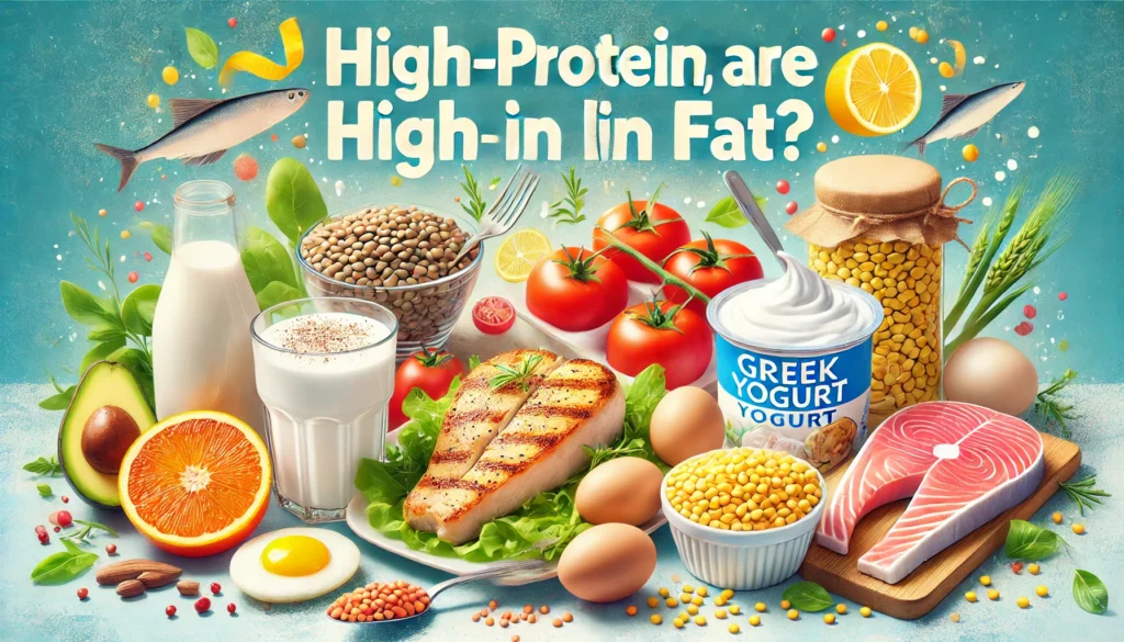 What foods are high in protein but low in fat?