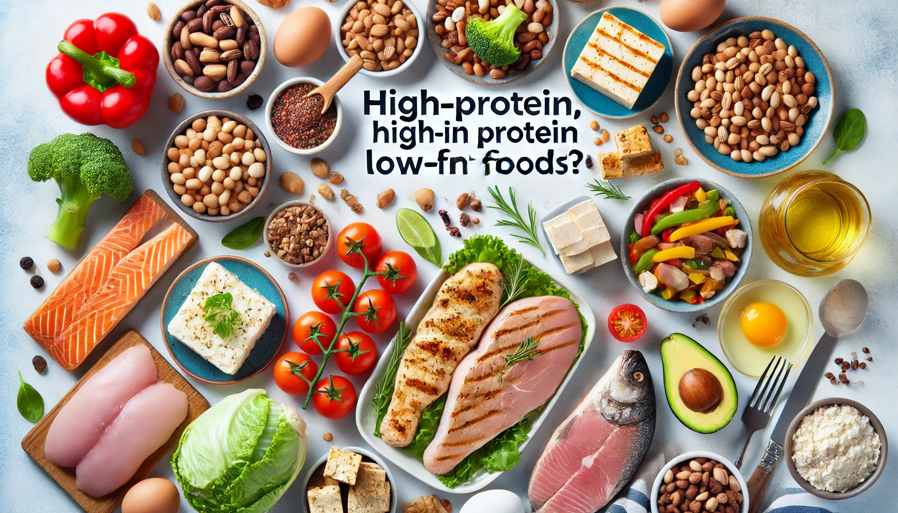 What foods are high in protein but low in fat